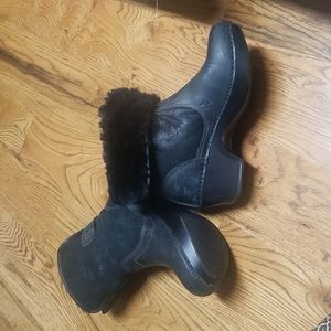 Dansko fur lined boots